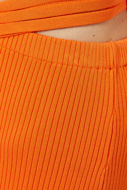 Variegated Rib Knit Skirt